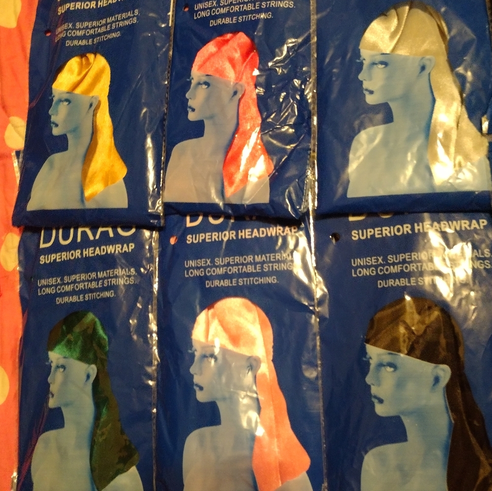 Unisex Du Rag Bundle (24) - Picture 2 of 3